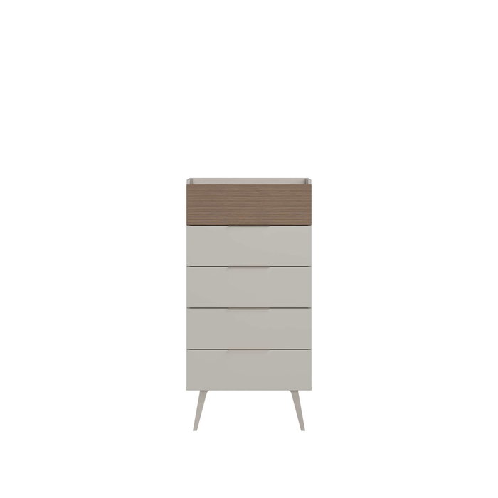 Hanah Home Milano 5 Cómoda de Visón con 5 Cajones